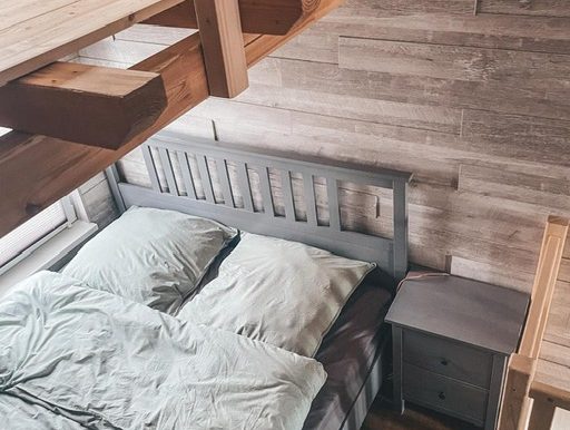 Schlafbereich und Hochbett