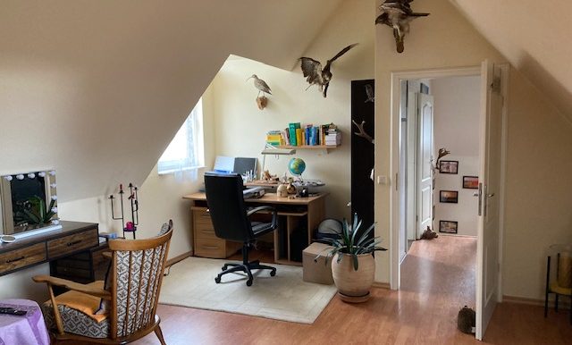 Arbeitsecke im Schlafzimmer