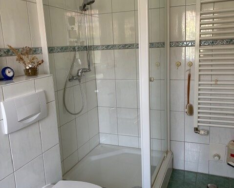 Dusche im Badezimmer