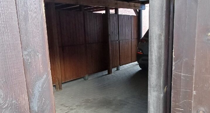 Carport- Zugang zum Grundstück