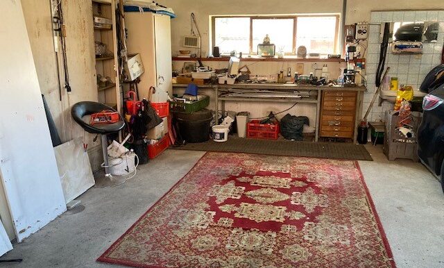 Innenraum der Garage