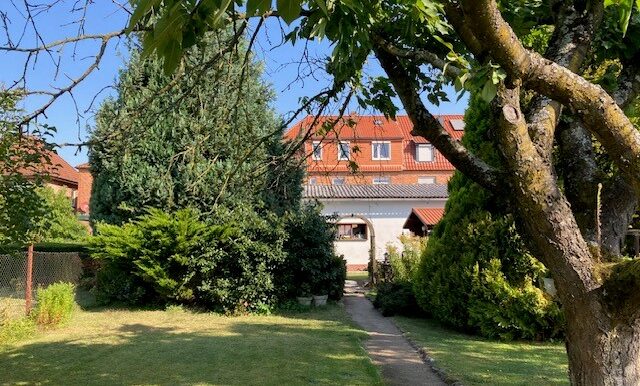 Blick zur Rückseite des Hauses