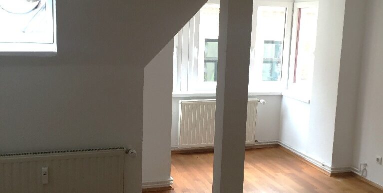 Schlafzimmer mit Erker