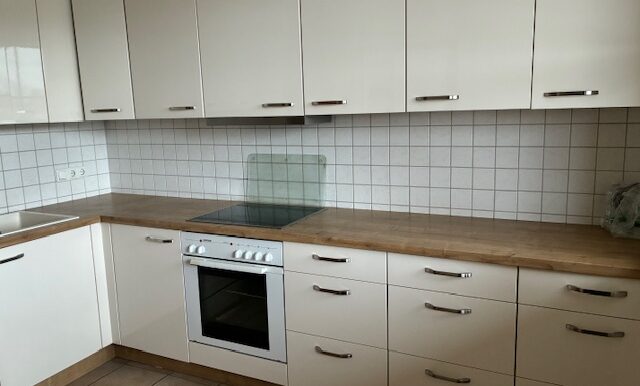 Küche mit Einbauküche