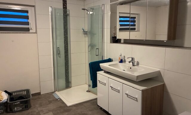 Waschküche mit Duschbad im Keller