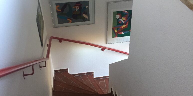 Treppe zur Wohnung