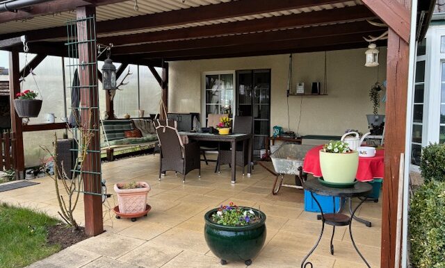 Überdachte Terrasse