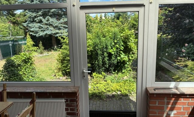 Blick vom Wintergarten