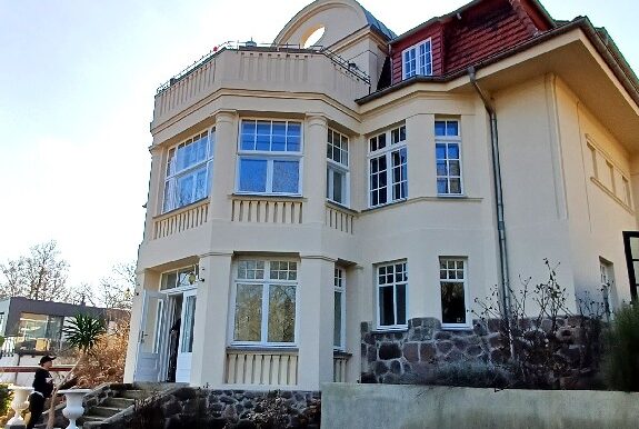 Blick auf die Villa